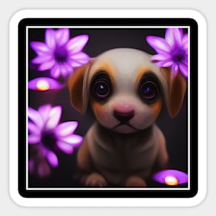 cute puppy Sticker